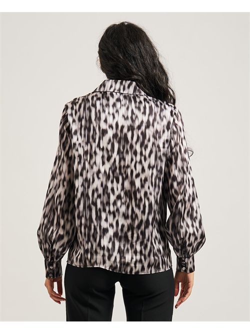 Silvian Heach women's shirt with animal print SILVIAN HEACH | GPA25416CAANIMALIER MELANGE